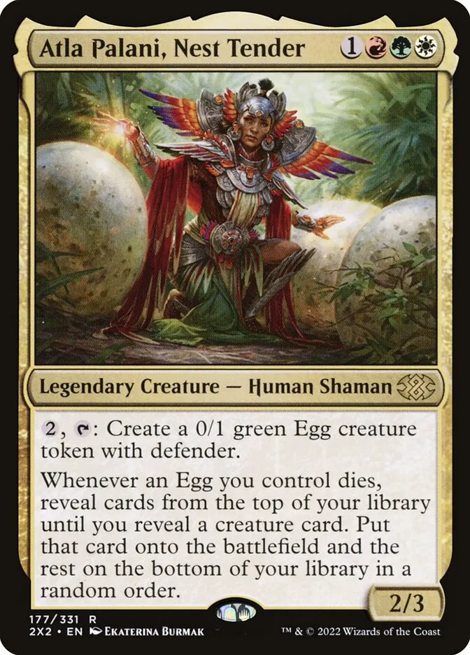 2022 Double Masters 2022 Atla Palani, Nest Tender #177 rare card image