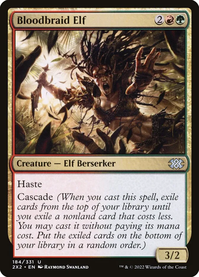 2022 Double Masters 2022 Bloodbraid Elf uncommon #184 uncommon card image