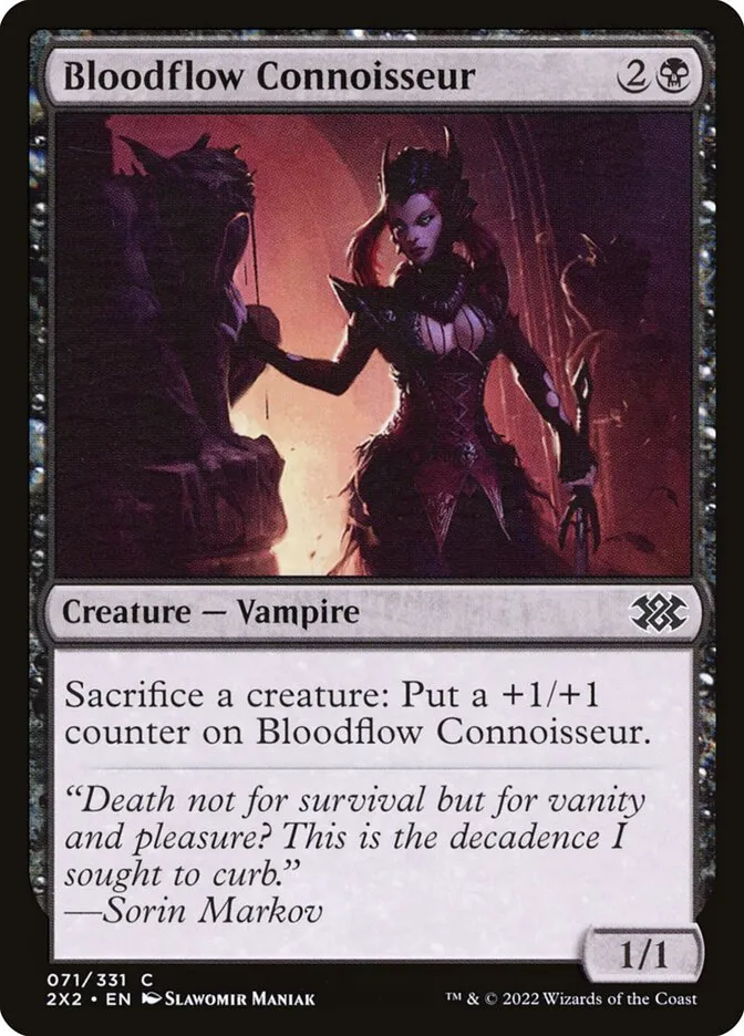 2022 Double Masters 2022 Bloodflow Connoisseur common #71 common card image