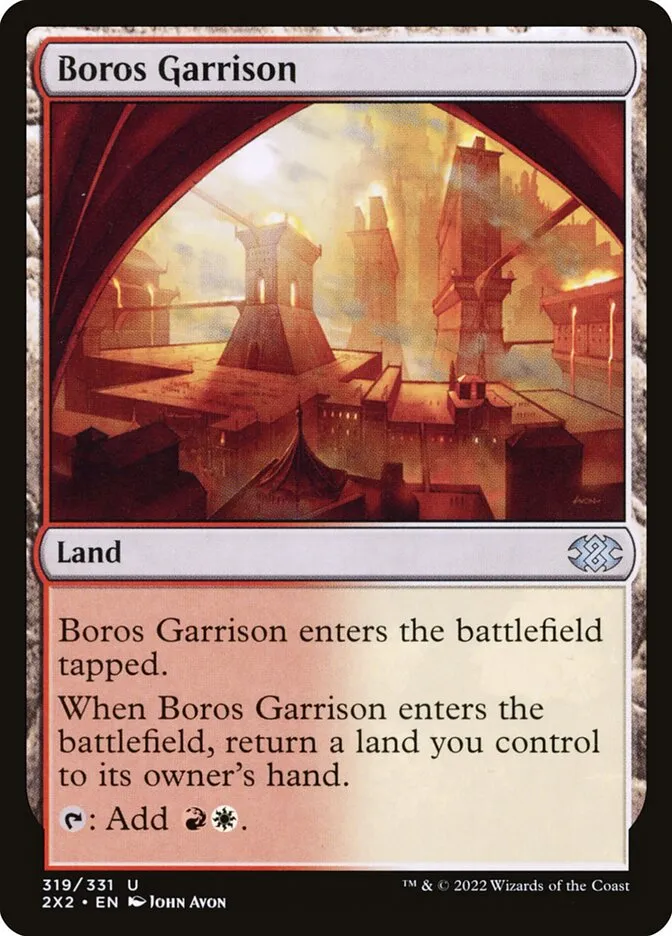 2022 Double Masters 2022 Boros Garrison #319 uncommon card image