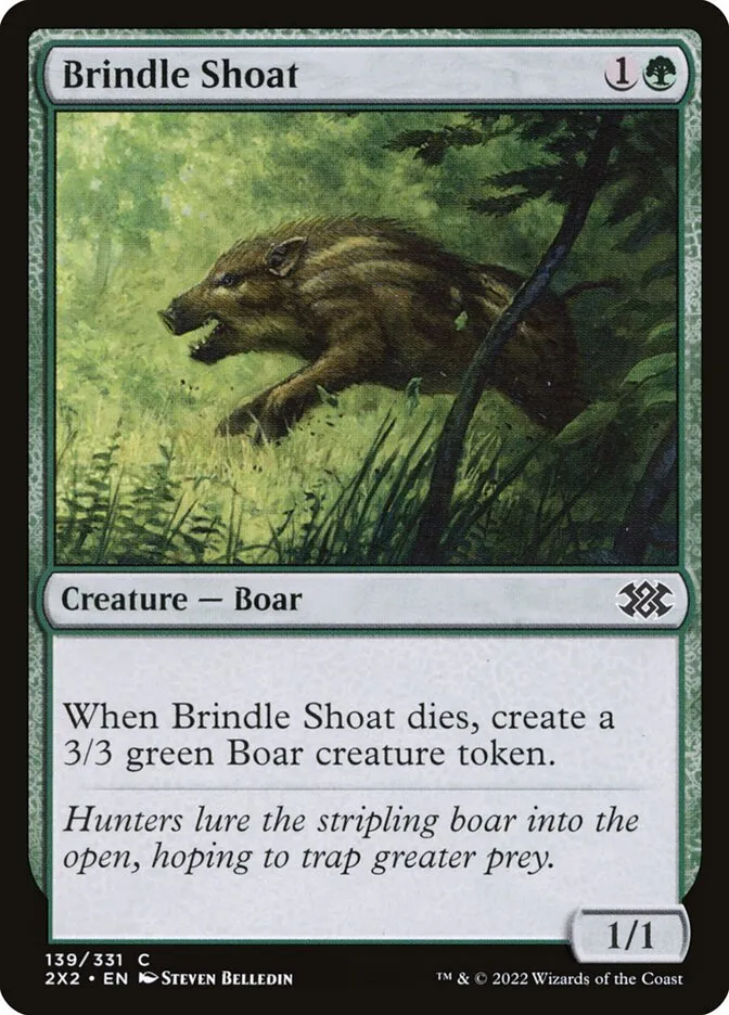 2022 Double Masters 2022 Brindle Shoat common #139 common card image