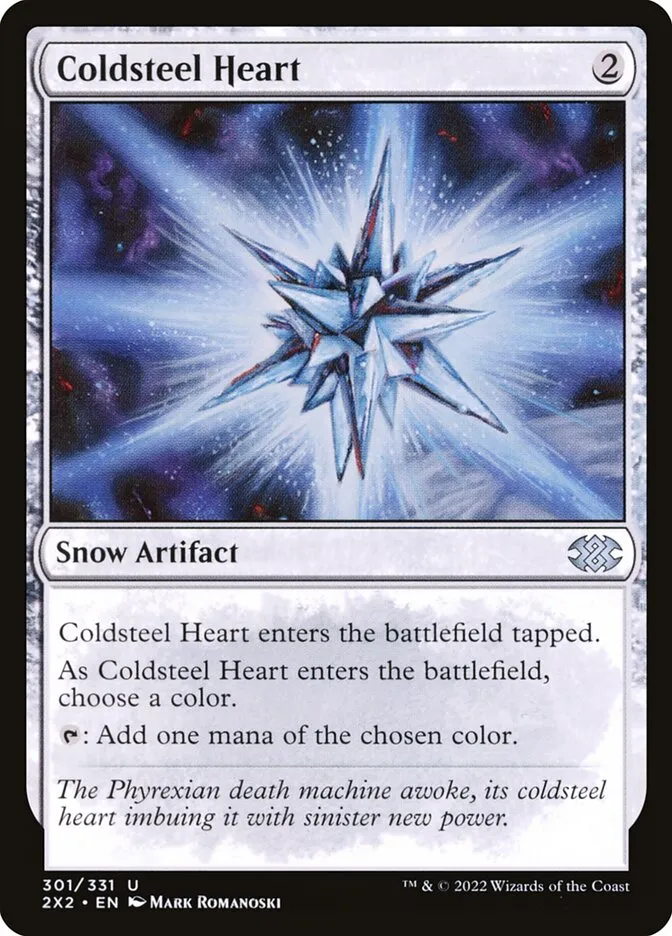 2022 Double Masters 2022 Coldsteel Heart #301 uncommon card image