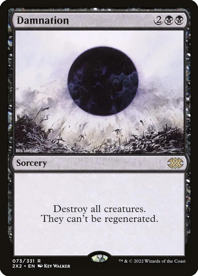 2022 Double Masters 2022 Damnation [Foil] rare #73 rare card image
