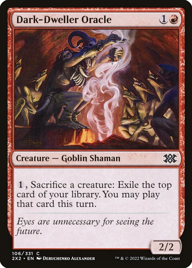 2022 Double Masters 2022 Dark-Dweller Oracle common #106 common card image
