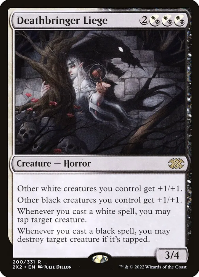 2022 Double Masters 2022 Deathbringer Liege [Foil] rare #200 rare card image