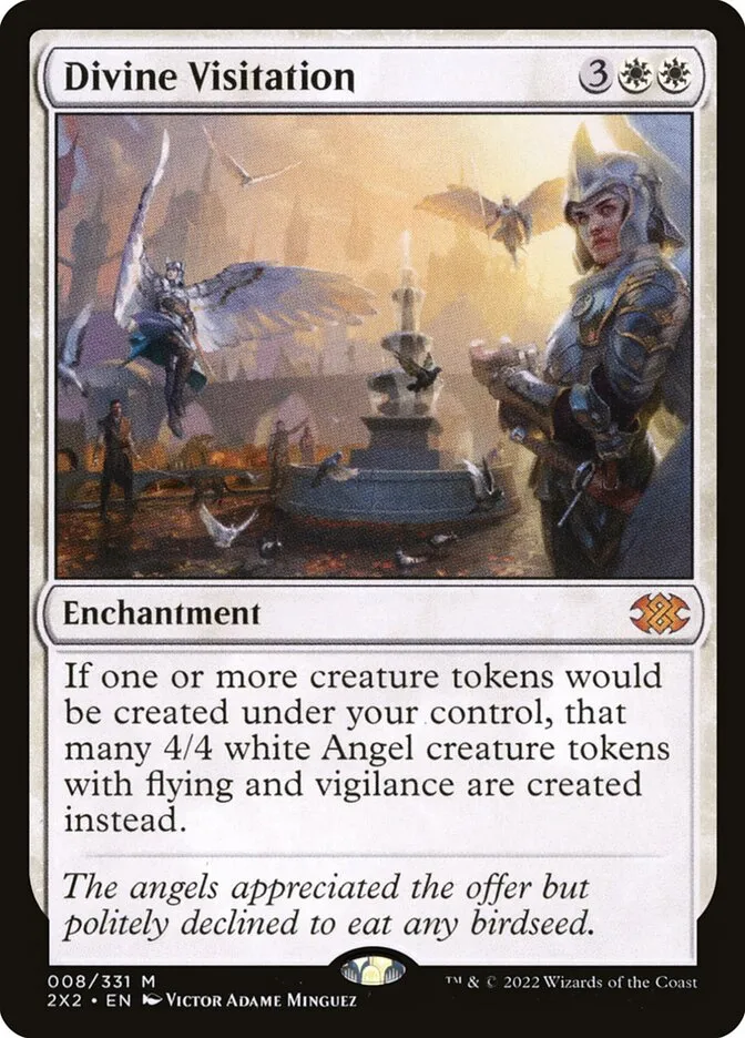 2022 Double Masters 2022 Divine Visitation mythic #8 mythic card image