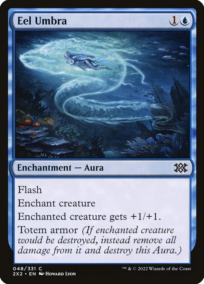 2022 Double Masters 2022 Eel Umbra common #48 common card image