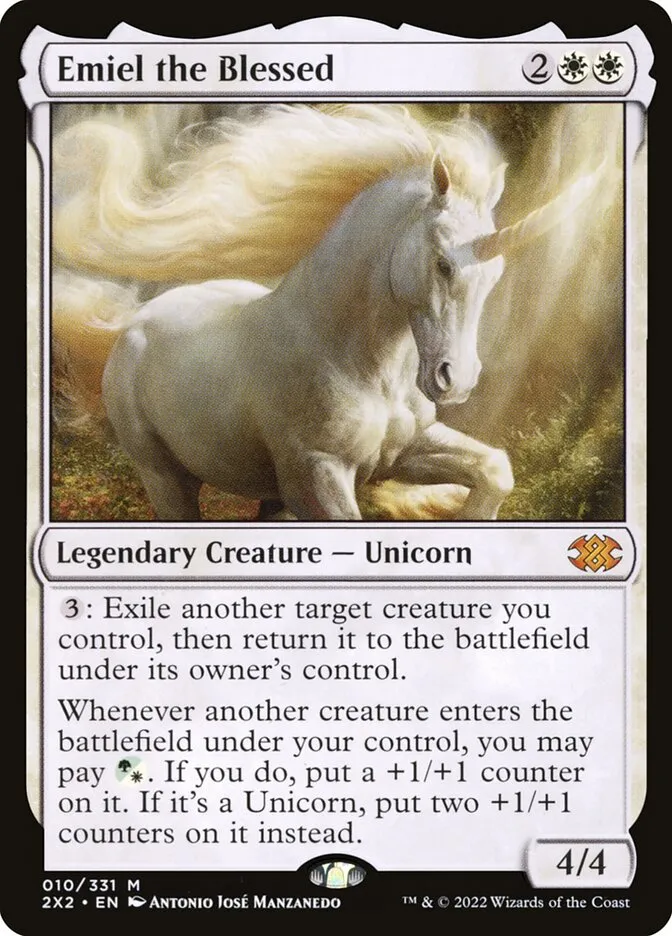 2022 Double Masters 2022 Emiel the Blessed mythic #10 mythic card image