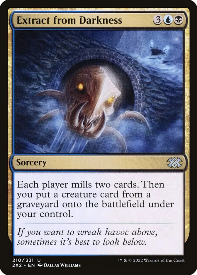 2022 Double Masters 2022 Extract from Darkness #210 uncommon card image