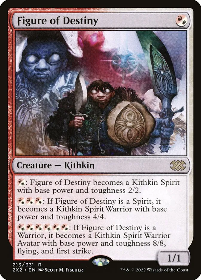 2022 Double Masters 2022 Figure of Destiny #213 rare card image