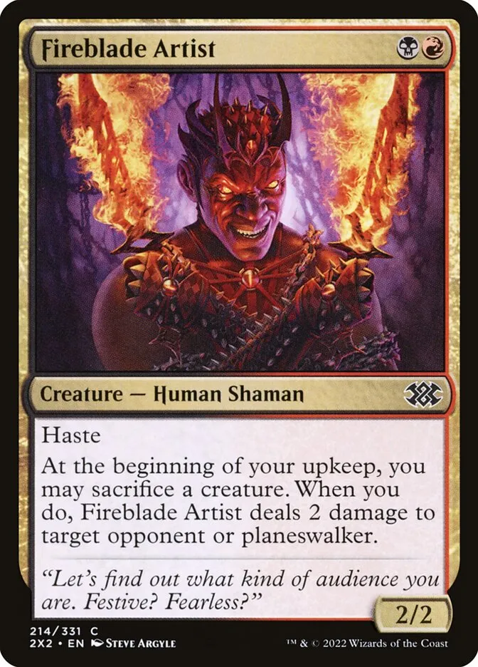 2022 Double Masters 2022 Fireblade Artist [Foil] common #214 common card image