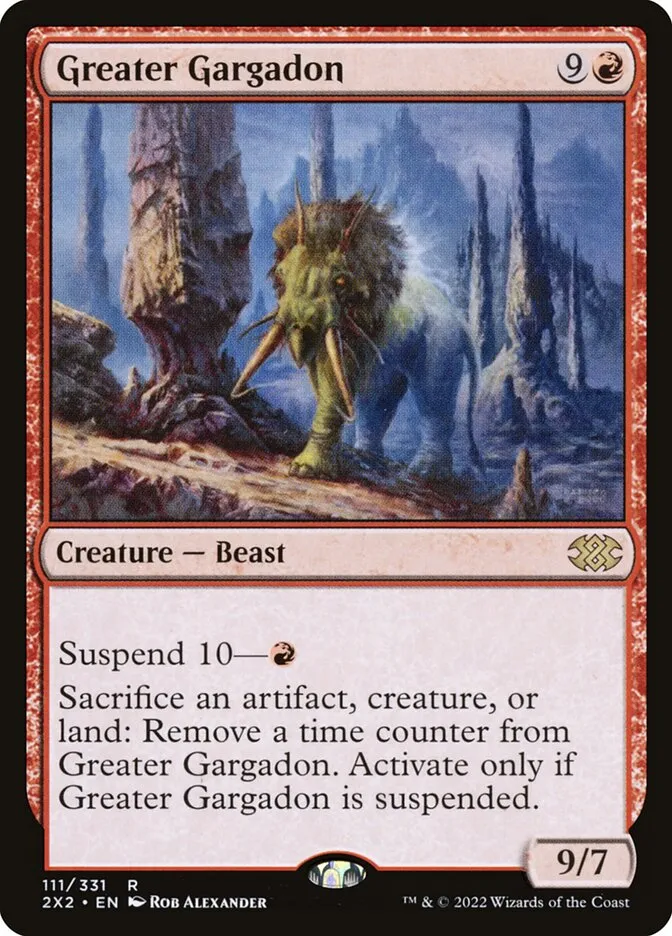 2022 Double Masters 2022 Greater Gargadon #111 rare card image