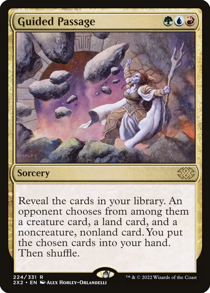 2022 Double Masters 2022 Guided Passage #224 rare card image