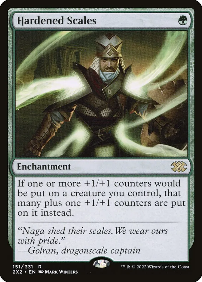 2022 Double Masters 2022 Hardened Scales #151 rare card image