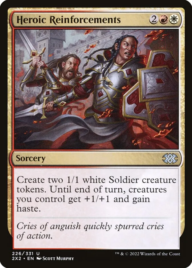 2022 Double Masters 2022 Heroic Reinforcements #226 uncommon card image