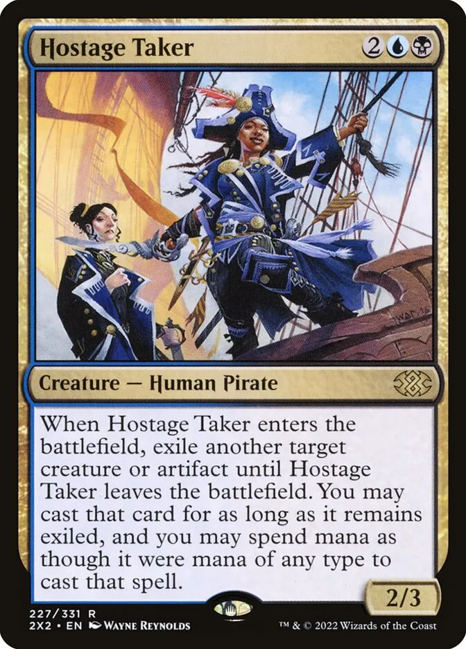 2022 Double Masters 2022 Hostage Taker #227 rare card image