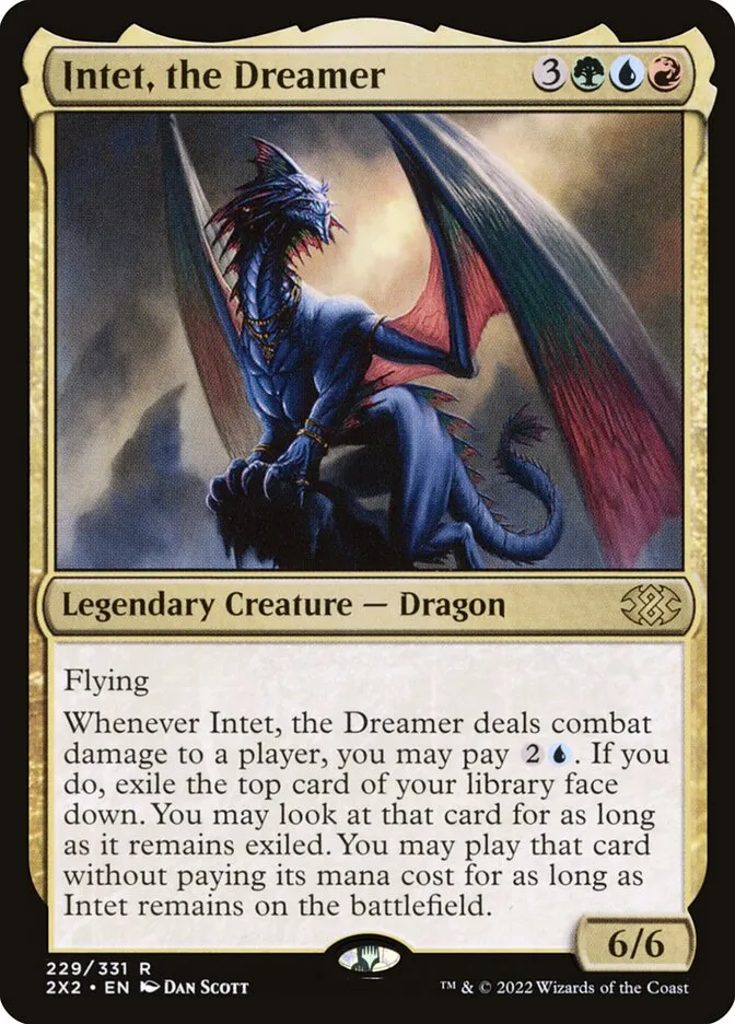2022 Double Masters 2022 Intet, the Dreamer #229 rare card image
