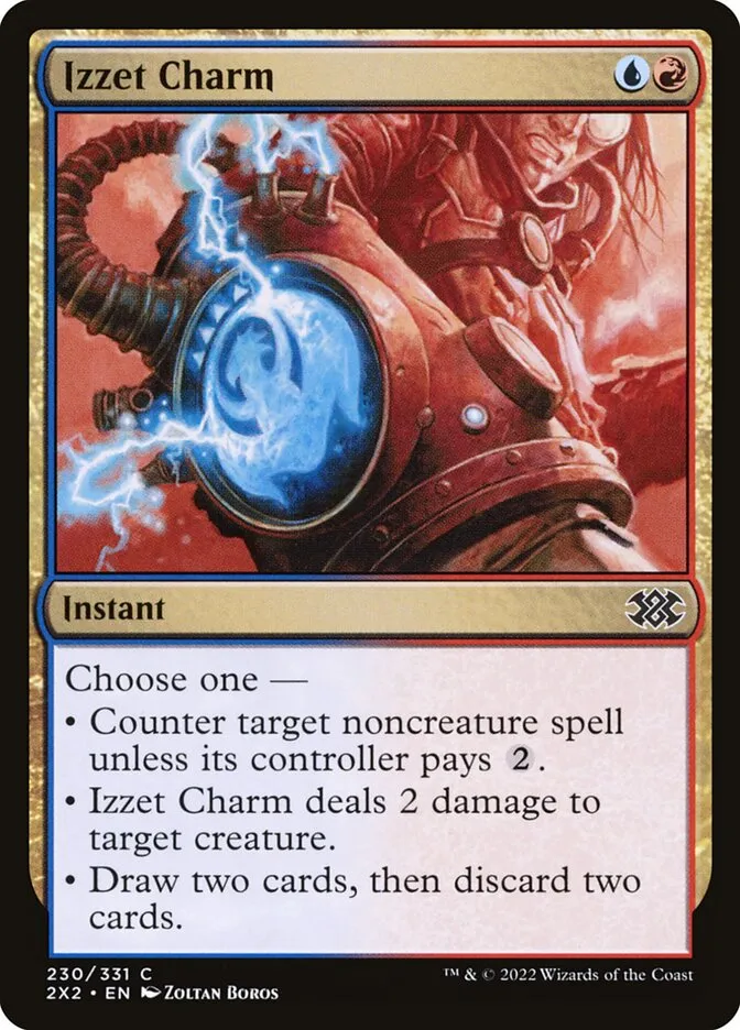 2022 Double Masters 2022 Izzet Charm common #230 common card image