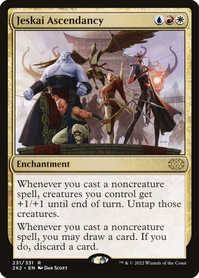 2022 Double Masters 2022 Jeskai Ascendancy #231 rare card image