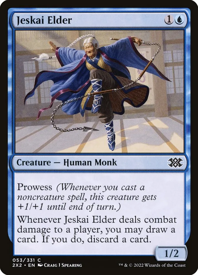 2022 Double Masters 2022 Jeskai Elder common #53 common card image