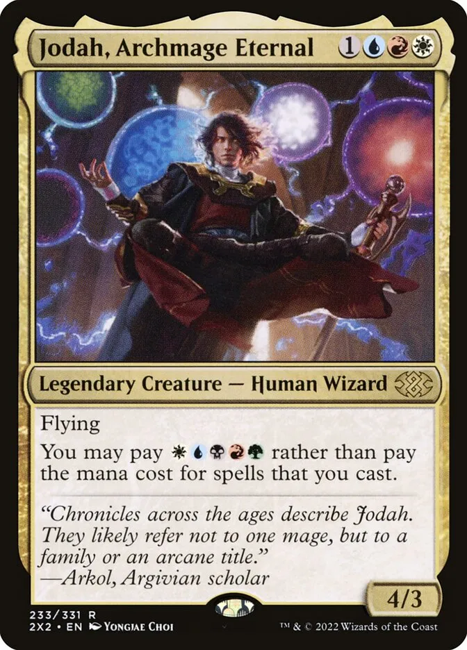 2022 Double Masters 2022 Jodah, Archmage Eternal #233 rare card image