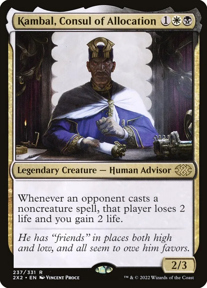 2022 Double Masters 2022 Kambal, Consul of Allocation #237 rare card image