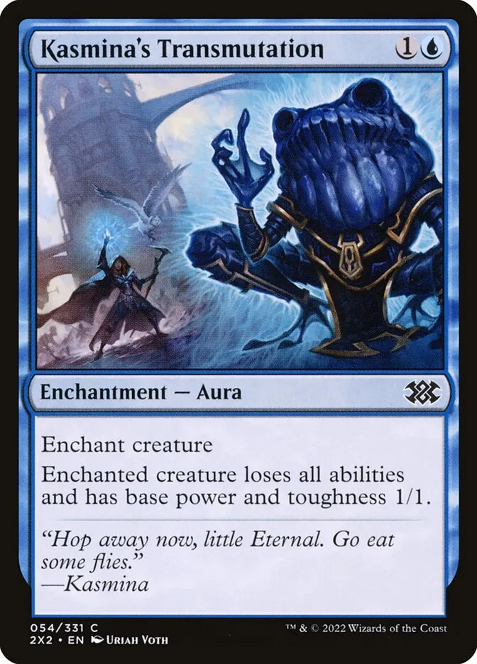 2022 Double Masters 2022 Kasmina's Transmutation common #54 common card image