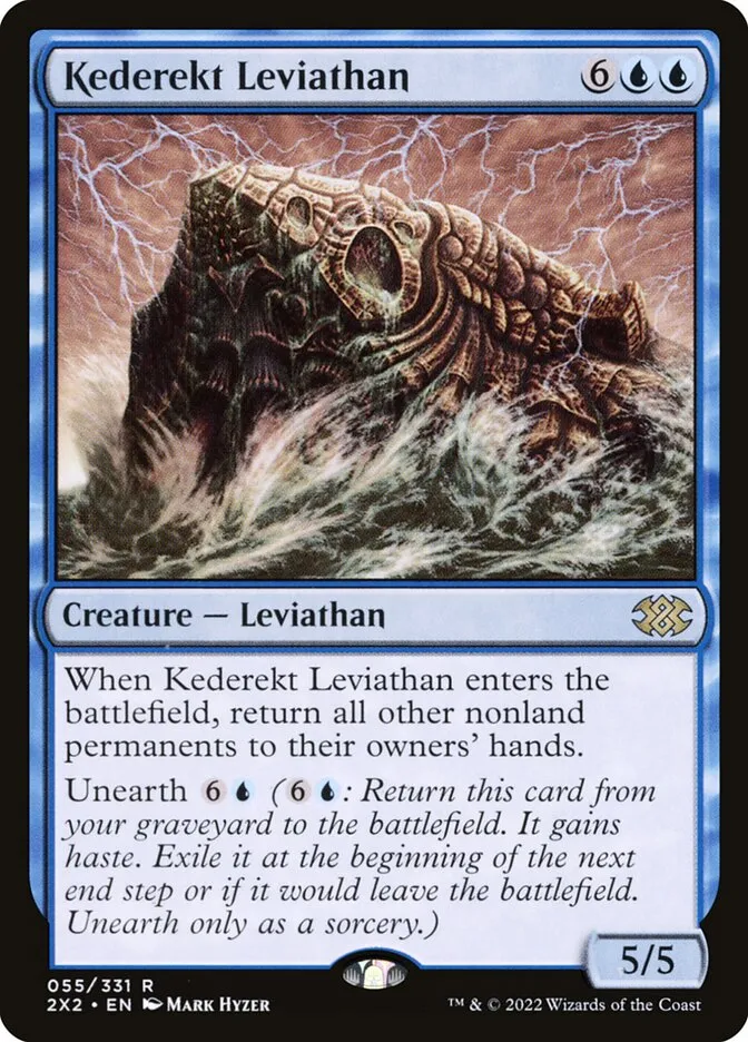 2022 Double Masters 2022 Kederekt Leviathan rare #55 rare card image