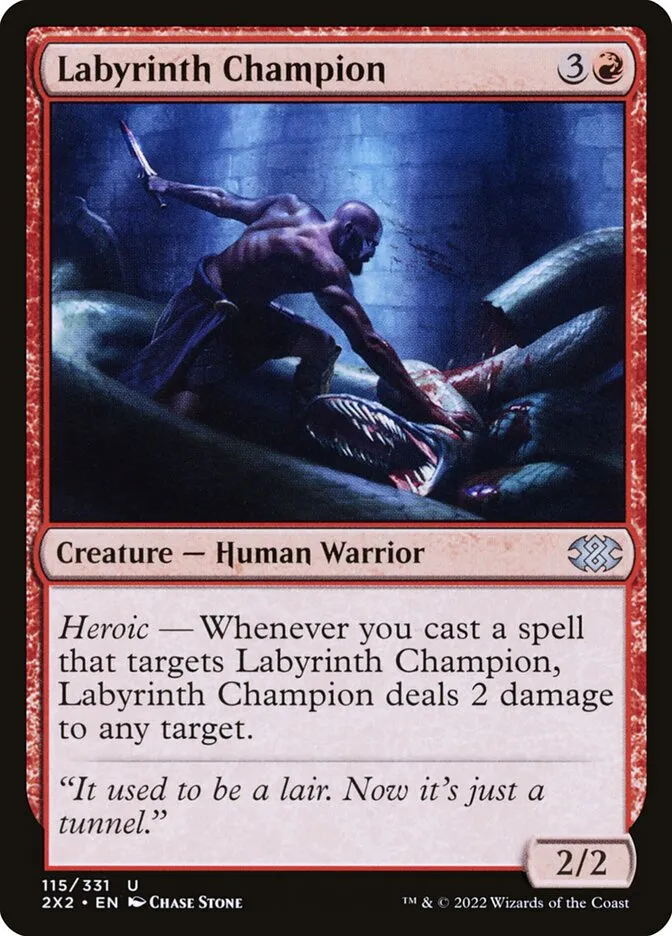 2022 Double Masters 2022 Labyrinth Champion #115 uncommon card image