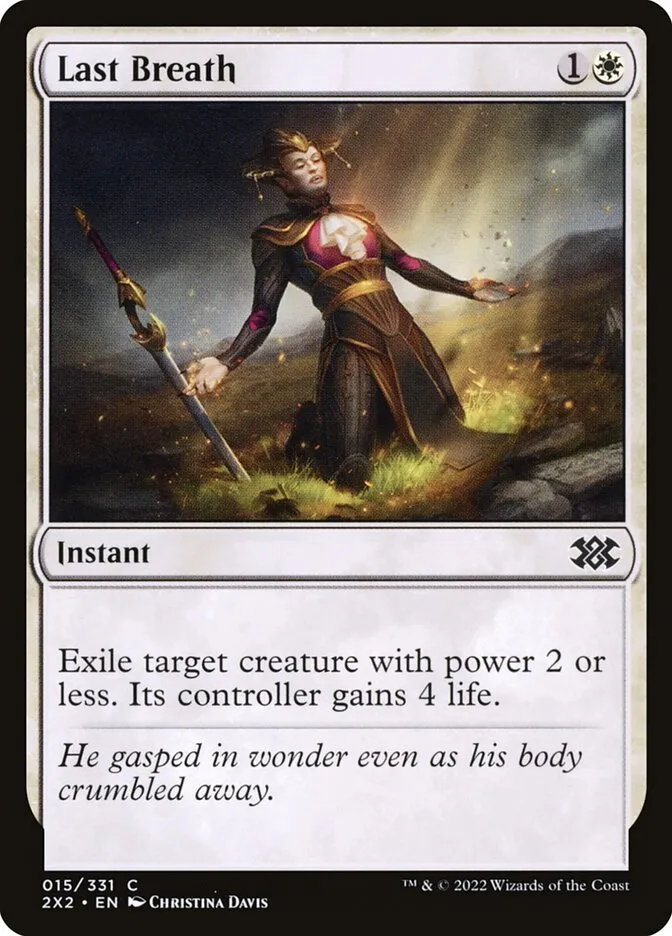 2022 Double Masters 2022 Last Breath [Foil] common #15 common card image