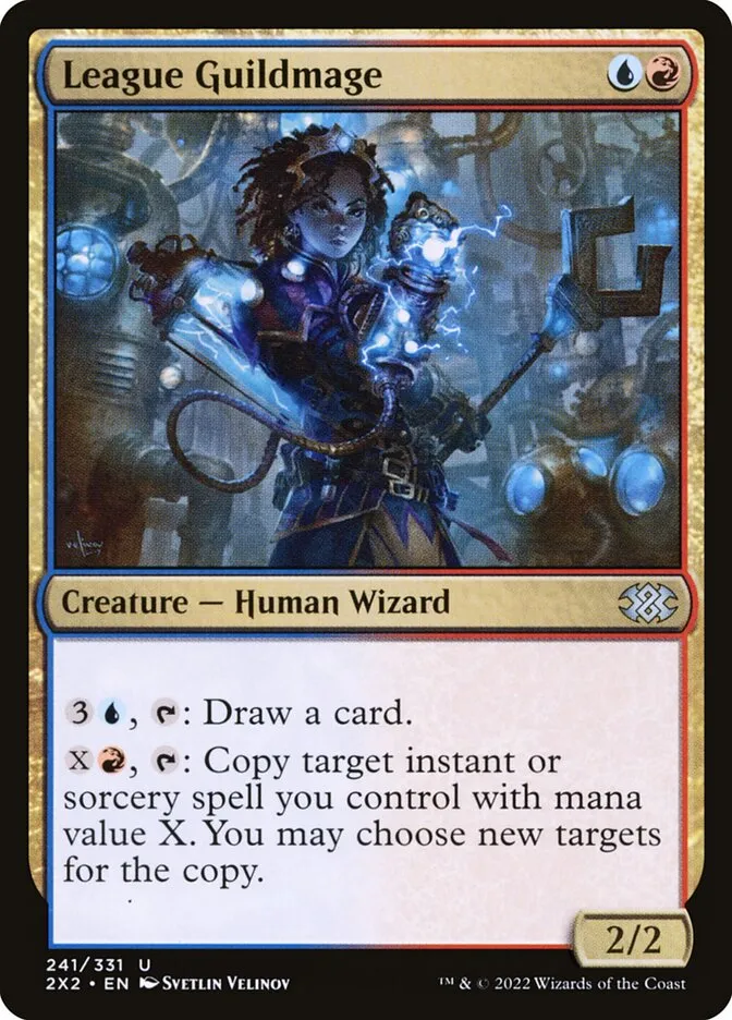 2022 Double Masters 2022 League Guildmage [Foil] uncommon #241 uncommon card image