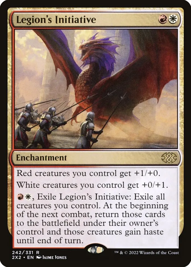 2022 Double Masters 2022 Legion's Initiative #242 rare card image