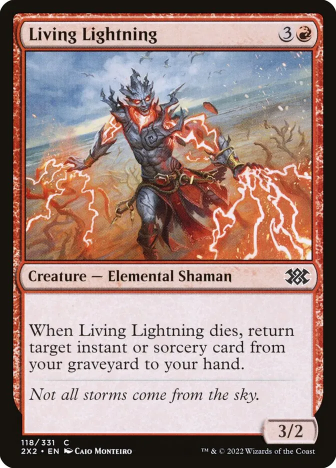 2022 Double Masters 2022 Living Lightning #118 common card image
