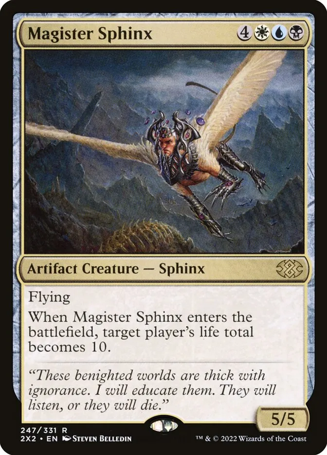 2022 Double Masters 2022 Magister Sphinx #247 rare card image