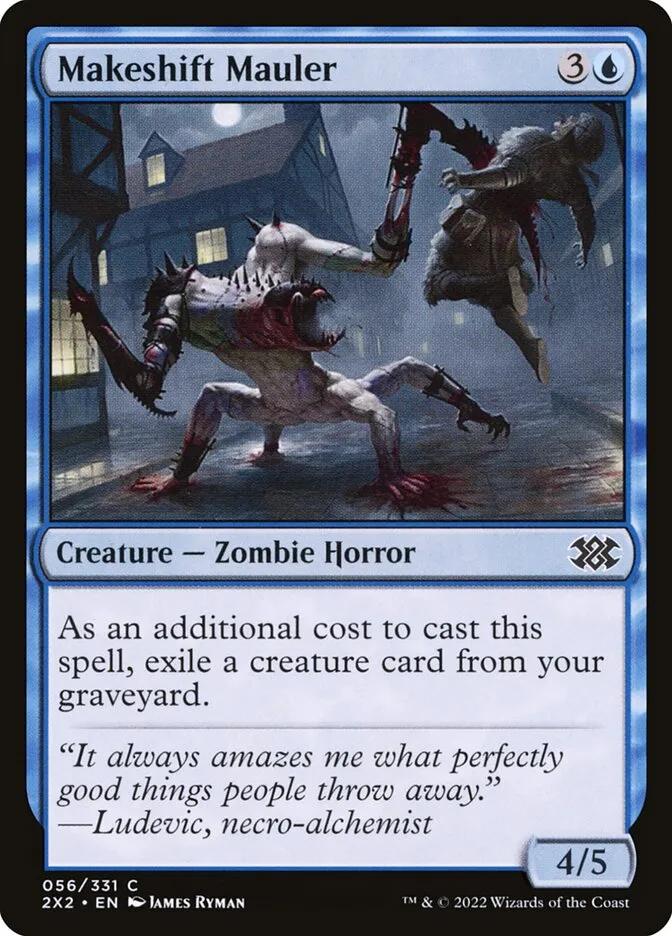 2022 Double Masters 2022 Makeshift Mauler common #56 common card image