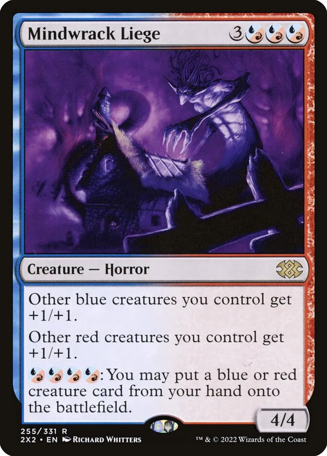 2022 Double Masters 2022 Mindwrack Liege #255 rare card image