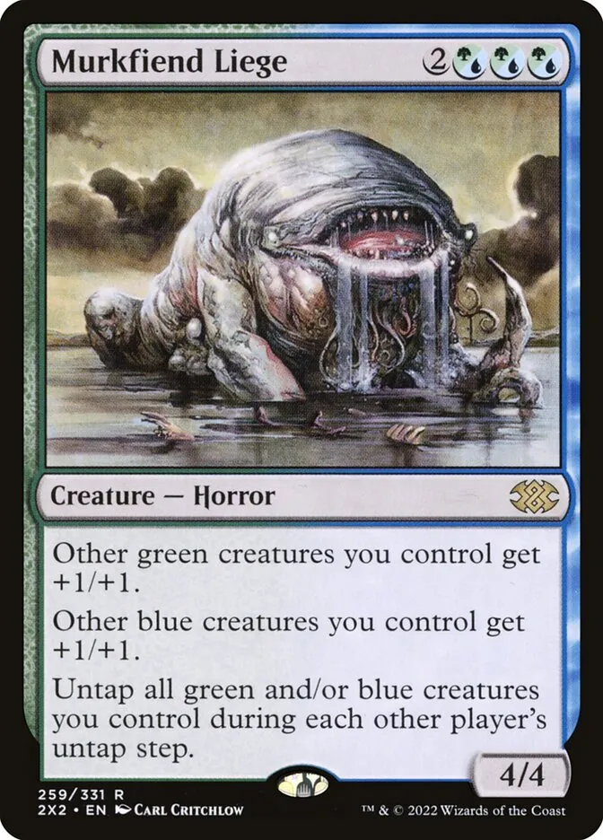 2022 Double Masters 2022 Murkfiend Liege #259 rare card image