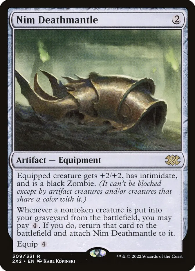 2022 Double Masters 2022 Nim Deathmantle #309 rare card image