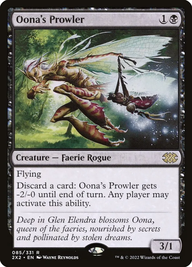 2022 Double Masters 2022 Oona's Prowler #85 rare card image