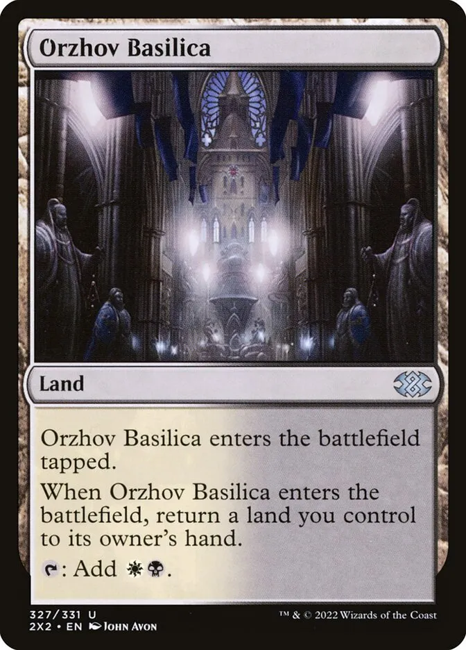 2022 Double Masters 2022 Orzhov Basilica #327 uncommon card image