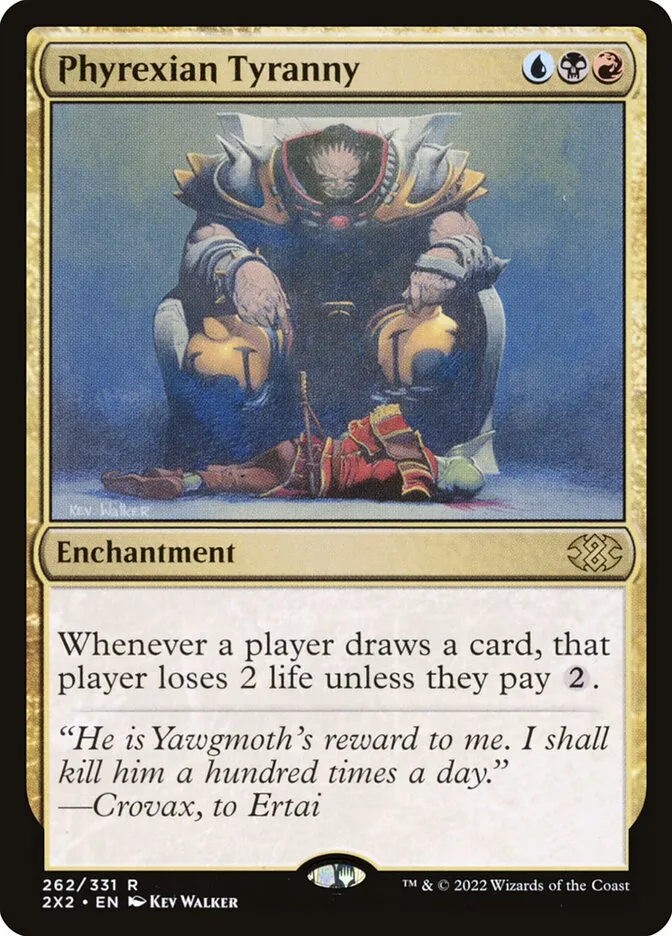 2022 Double Masters 2022 Phyrexian Tyranny #262 rare card image
