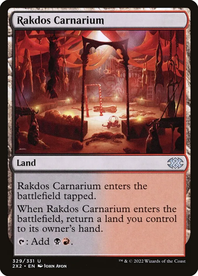 2022 Double Masters 2022 Rakdos Carnarium #329 uncommon card image