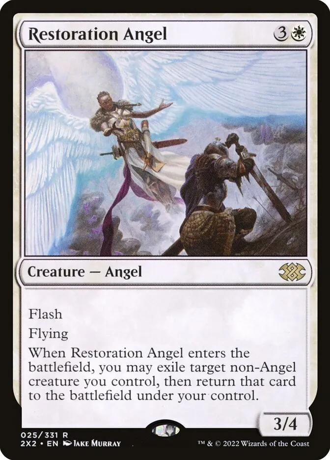 2022 Double Masters 2022 Restoration Angel rare #25 rare card image