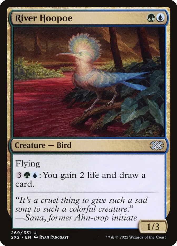 2022 Double Masters 2022 River Hoopoe #269 uncommon card image