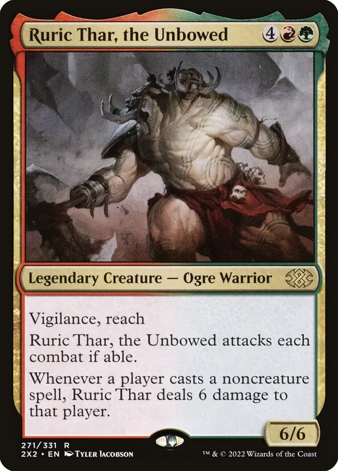 2022 Double Masters 2022 Ruric Thar, the Unbowed #271 rare card image