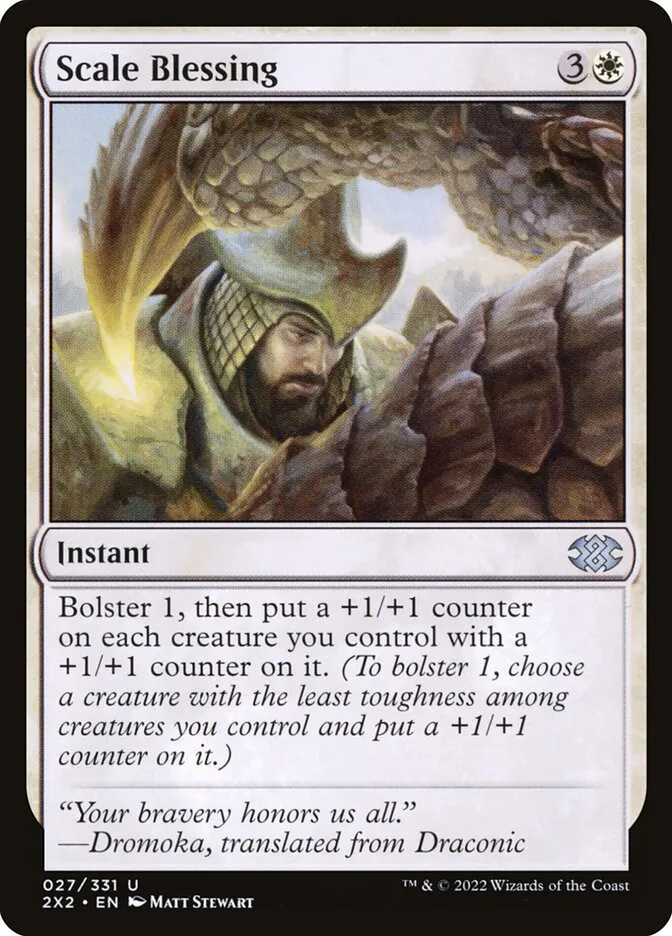 2022 Double Masters 2022 Scale Blessing uncommon #27 uncommon card image