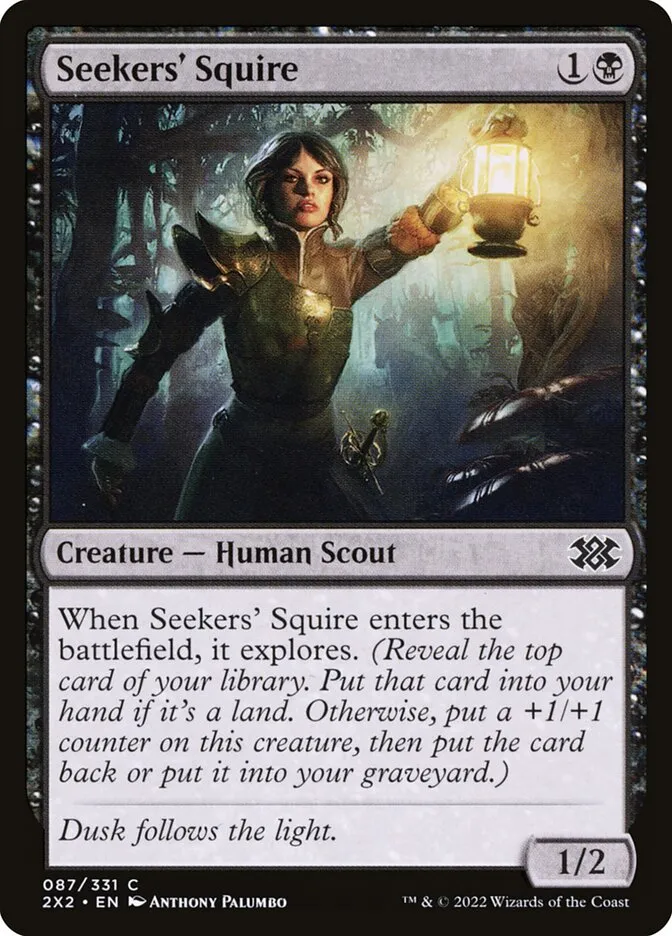 2022 Double Masters 2022 Seekers' Squire common #87 common card image