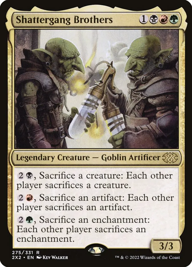 2022 Double Masters 2022 Shattergang Brothers #275 rare card image
