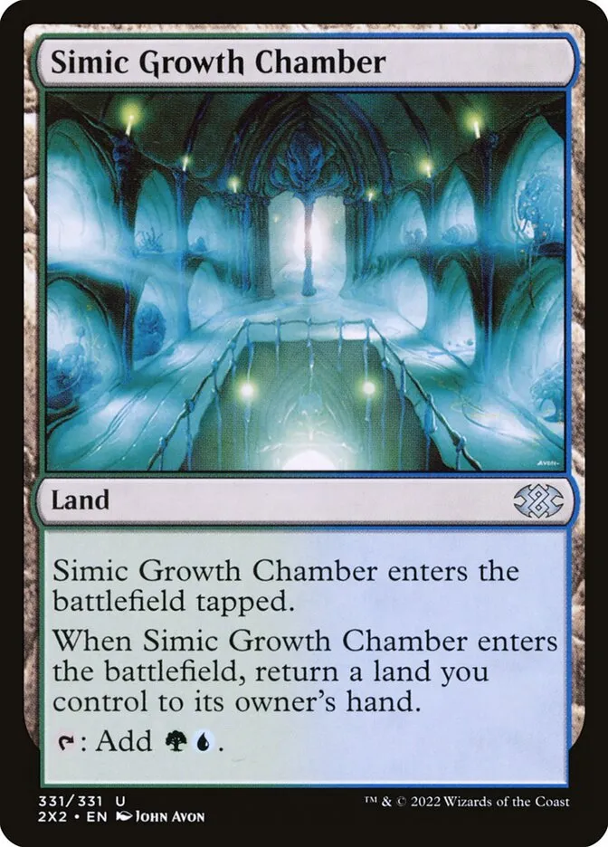 2022 Double Masters 2022 Simic Growth Chamber uncommon #331 uncommon card image