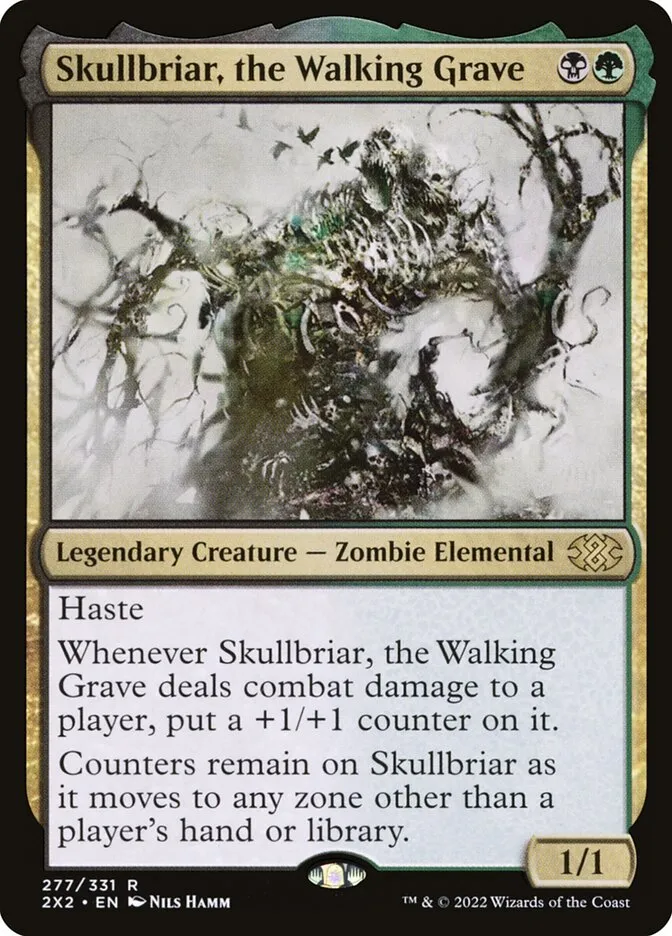 2022 Double Masters 2022 Skullbriar, the Walking Grave #277 rare card image